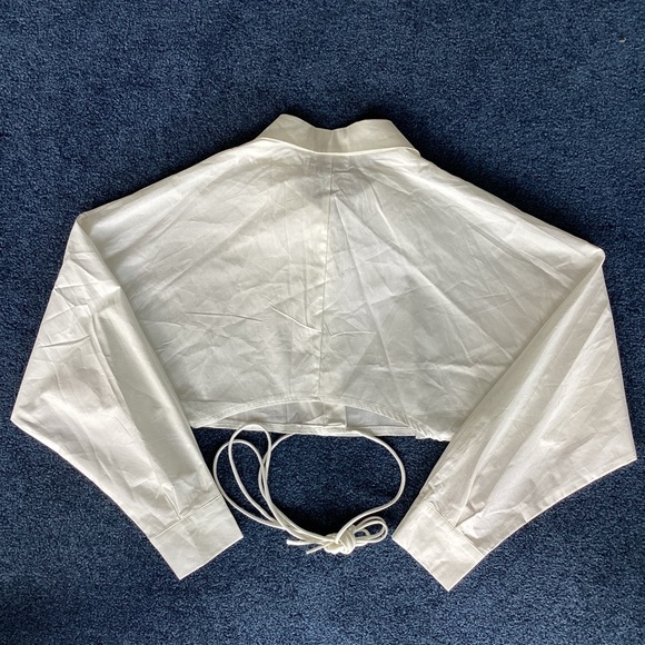 NWT - Princess Polly Rylan Long-Sleeve White Top - Picture 4 of 5